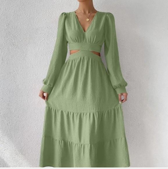 Green Preppy Womens Dress NWOT - Picture 5 of 5